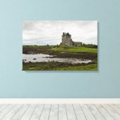 Dunguaire kasteel, Ierland canvas print (Insitu (Houten vloer))