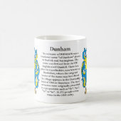 Dunham, l'origine, la signification et la tasse de (Centre)