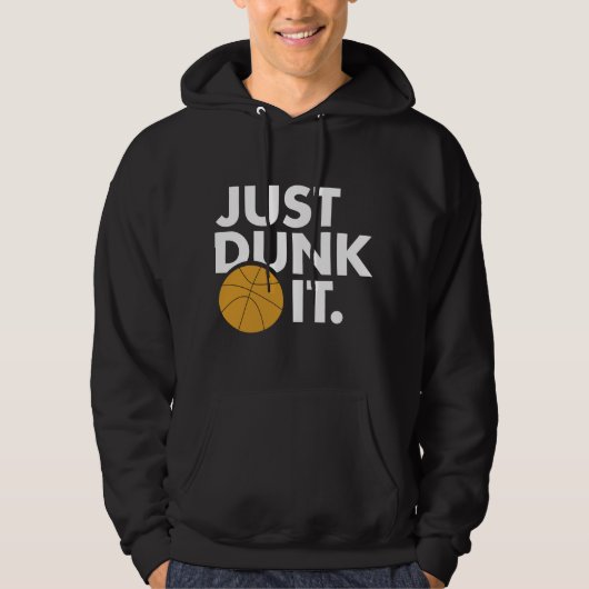 Dunk het gewoon hoodie (Voorkant)