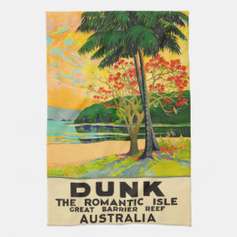 Dunk Island Queensland Australia Tea Towel Theedoek