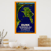 Dunk Island Vintage Poster (Keuken)