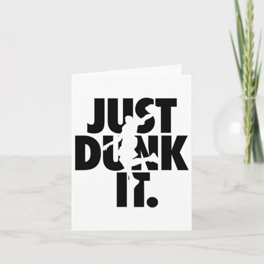 Dunk it Sketll Silhouette Kaart (Voorkant)