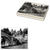 Dunkeld, Perthshire, Schotland, Sketch Rubberstempel (Gestempeld)