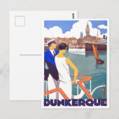 Dunkerque France vintage Briefkaart (Voorkant / Achterkant)