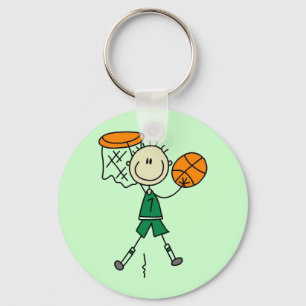 Dunking Boys Basketball Tshirts en cadeautjes Sleutelhanger