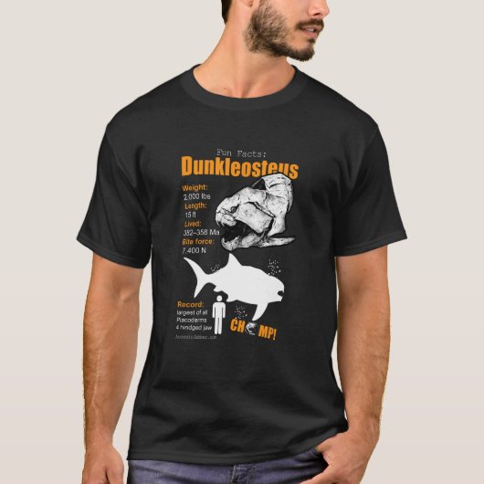 Dunkleosteus T-shirt (Voorkant)