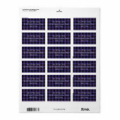 Dunlap Tartan Label (Full Sheet)