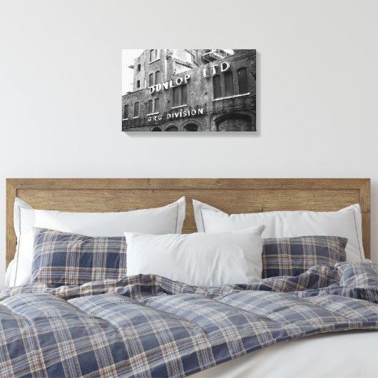 Dunlop Factory Canvas Afdruk (Insitu (Slaapkamer))