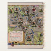 Dunlop Map of Lake District, Engeland Planner (Achterkant)