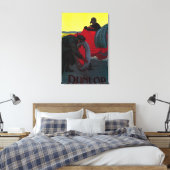 Dunlop Vintage PosterEurope Canvas Afdruk (Insitu (Slaapkamer))