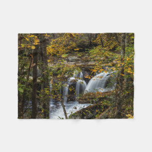 Dunloup Creek Falls   West Virginia Fleece Deken