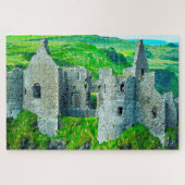 Dunluce Castle Antrim Ierland Legpuzzel (Horizontaal)