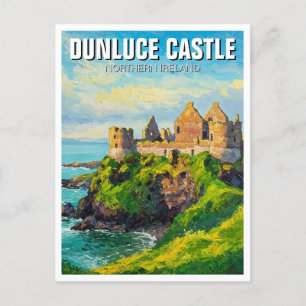 Dunluce Castle Noord-Ierland Reizen Briefkaart