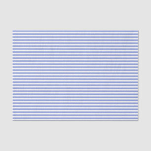 Dunne blauwe en witte strepen - Weefpapier Tissuepapier