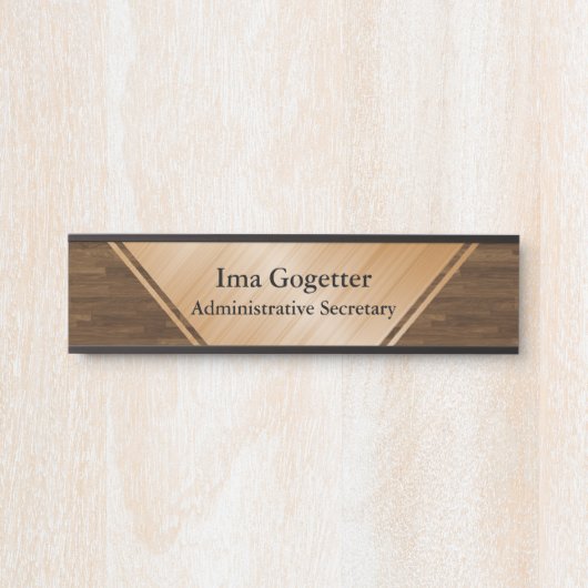 Dunne blauwe lijn - Aangepast deurteken Deurbordje (Voorkant)