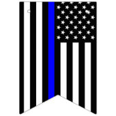 Dunne blauwe lijn Amerikaans Vlaggetjes (Tweede vlag)