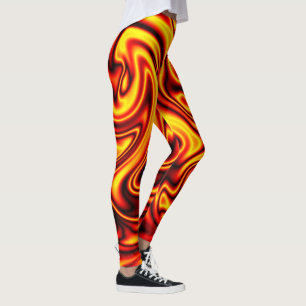 Dunne blauwe lijn - Fireball Leggings