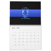 Dunne blauwe lijn naar de bot kalender (Mar 2026)