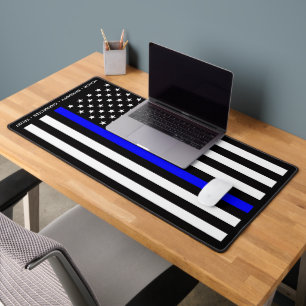 Dunne Blauwe Lijn Vlag (Verenigde Staten) Bureaumat