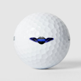 Dunne Blauwe Lijn Vleugels Custom Golf Balls Golfballen