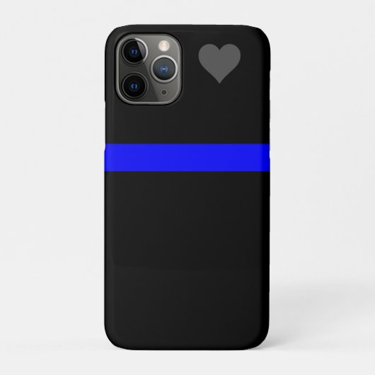 Dunne blauwe lijn - voor degenen die dienen Case-Mate iPhone case (Achterkant)