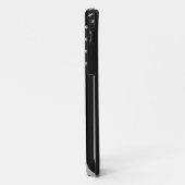 Dunne blauwe lijnvlag Case-Mate iPhone case (Achterkant/links)