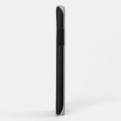 Dunne blauwe lijnvlag Case-Mate iPhone case (Achterkant/rechts)