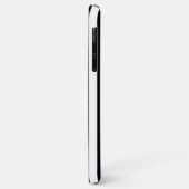 Dunne blauwe lijnvlag Case-Mate iPhone case (Achterkant/links)