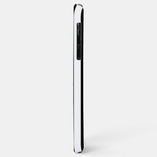 Dunne blauwe lijnvlag Case-Mate iPhone case (Achterkant/links)