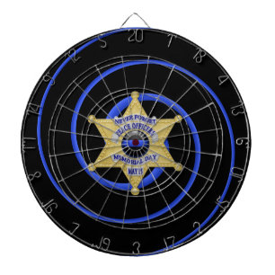 Dunne Blauwe Linie Dartbord