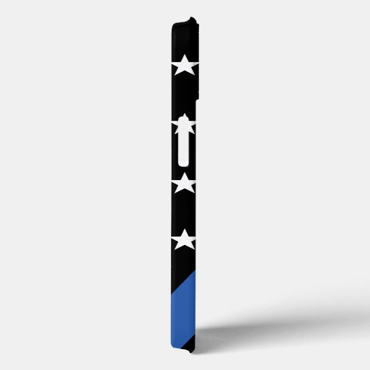 Dunne blauwe strepen en strips Case-Mate iPhone case (Achterkant / Rechts)