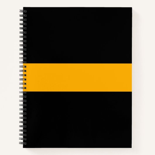 Dunne Gold Line Dispatch-laptop van 8,5 x 11 inch Notitieboek (Voorkant)