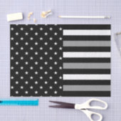 Dunne grijze lijn en sterren tissuepapier (Craft)