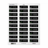Dunne groene lijn rand PTL/Park RNGR/Animal CNTL Etiket (Full Sheet)