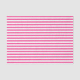 Dunne hotroze en witte strepen - Weefpapier Tissuepapier