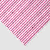 Dunne hotroze en witte strepen - Weefpapier Tissuepapier (Detail)