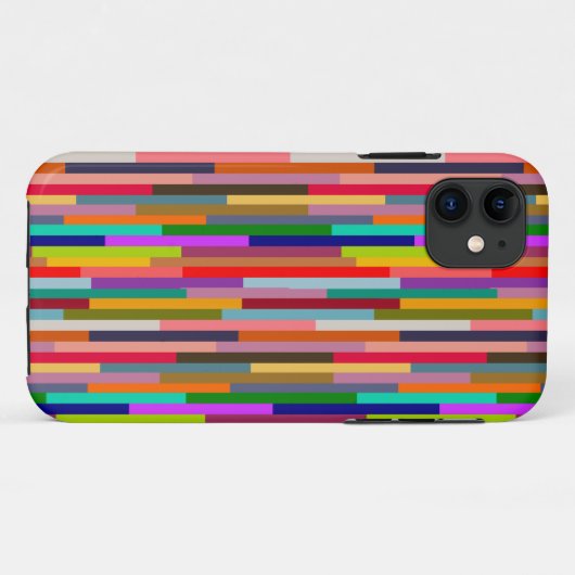 Dunne kleurige strepen Case-Mate iPhone case (Achterkant (horizontaal))