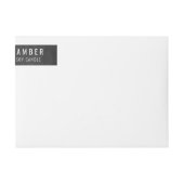 Dunne Logo Label Tamper-proof-zegel (Voorkant)