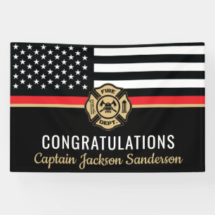 Dunne rode lijn vlag bevestigt de afscheiding van  spandoek