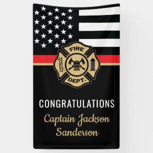 Dunne rode lijn vlag bevestigt de afscheiding van  spandoek