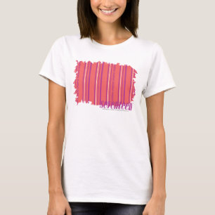 Dunne strepen Roze 2 T-shirt