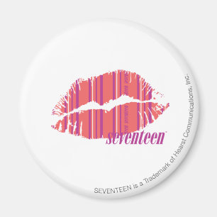 Dunne strepes roze magneet