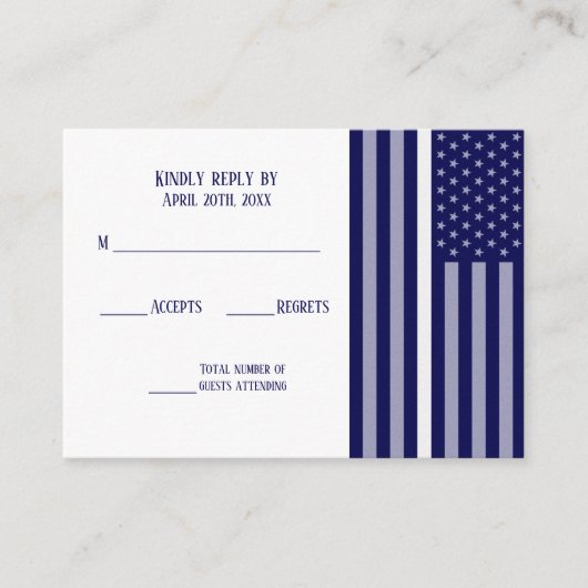 Dunne witte lijnvlag informatiekaartje (Voorkant)