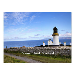 Dunnet Head, Schotland, Foto Afdruk