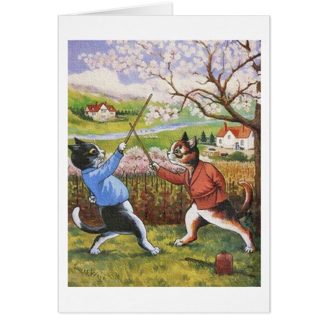  dunningkunst van Louis Wain (Voorkant)