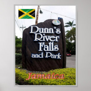 Dunn's River Herfsten en Park - Jamaica - Poster