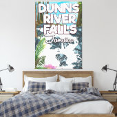 Dunn's rivierposter Herfsten Jamaica Canvas Afdruk (Insitu (Slaapkamer))