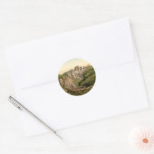 Dunottar Castle, Stonehaven, Schotland Ronde Sticker (Envelop)