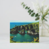 Dunquin-haven, Derry, Ierland, briefkaart (Staand voorkant)