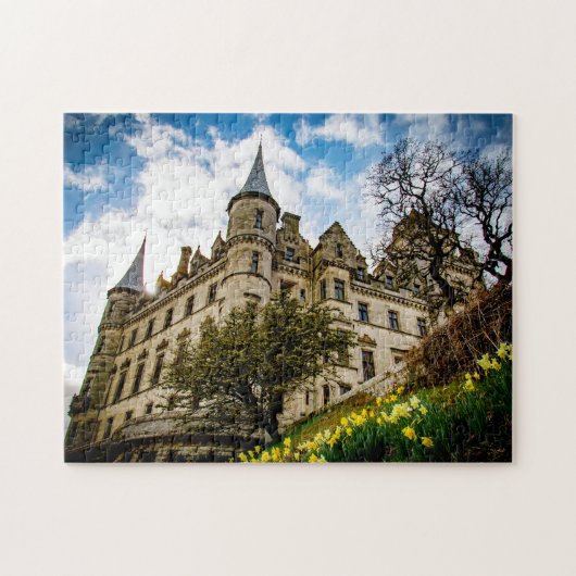 Dunrobin Castle. Schotland Legpuzzel (Horizontaal)